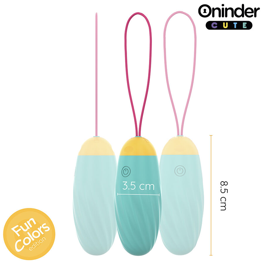 ONINDER CUTE – Vibrierendes Liebes- und Vergnügens-Ei – Rotierende Silikon-Edelsteine – Kostenlose globale App – Bild 7