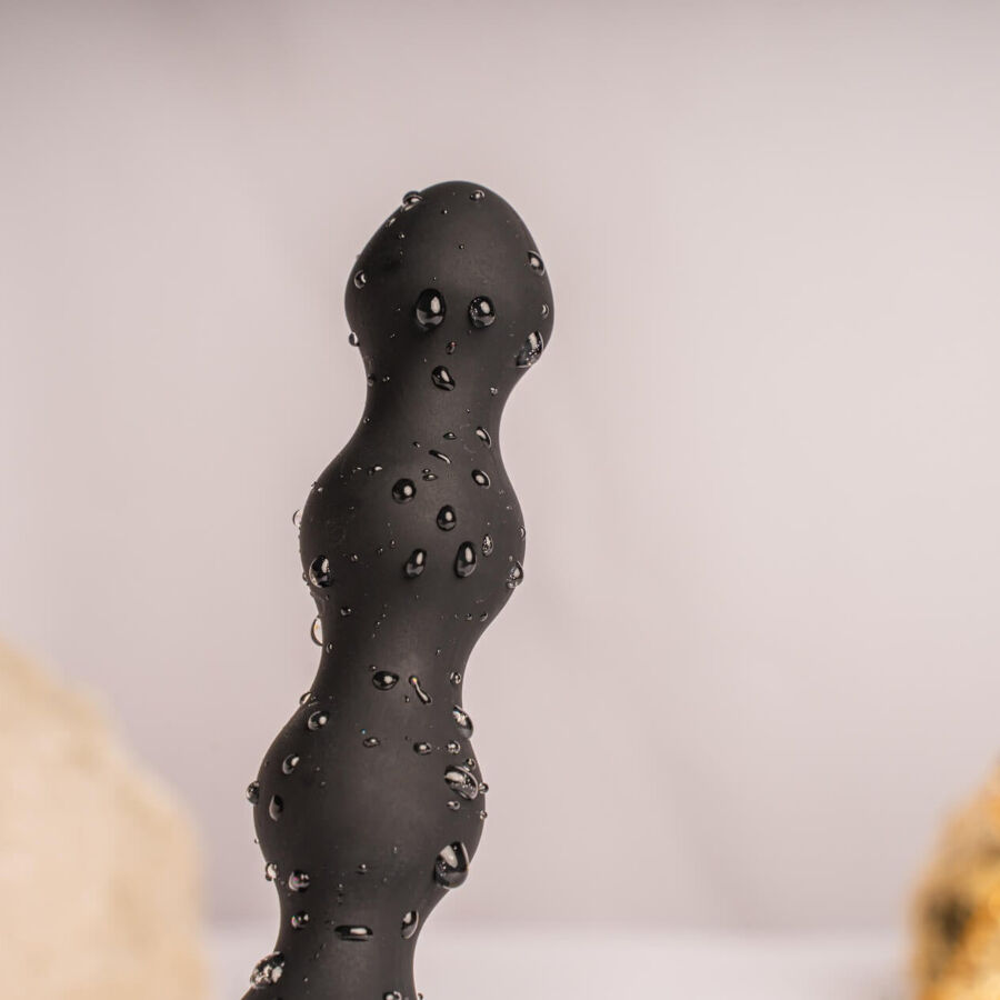 ROCKS-OFF - PETITE SENSATIONS PEARLS ANAL PLUG VIBRATOR SCHWARZ – Bild 6