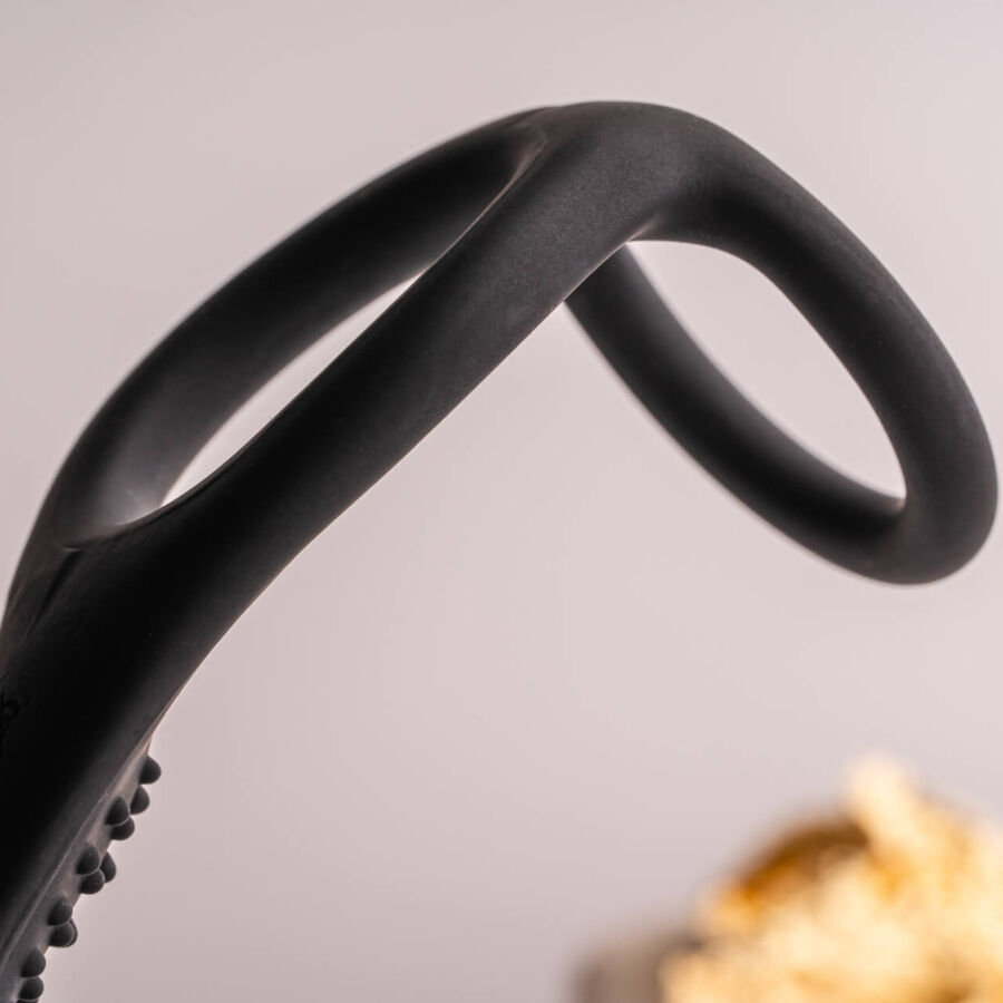 ROCKS-OFF - RO-ZEN RRO ANAL PLUG MIT VIBRIERENDEM PENISRING SCHWARZ – Bild 3