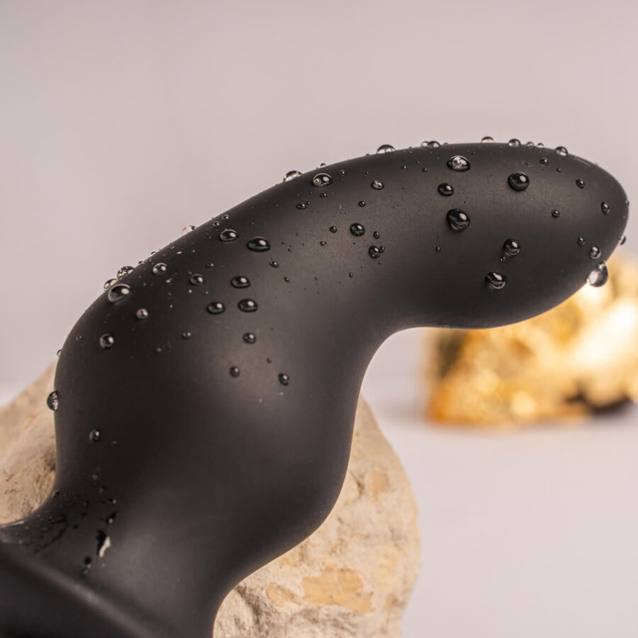 ROCKS-OFF - RO-ZEN RRO ANAL PLUG MIT VIBRIERENDEM PENISRING SCHWARZ – Bild 7