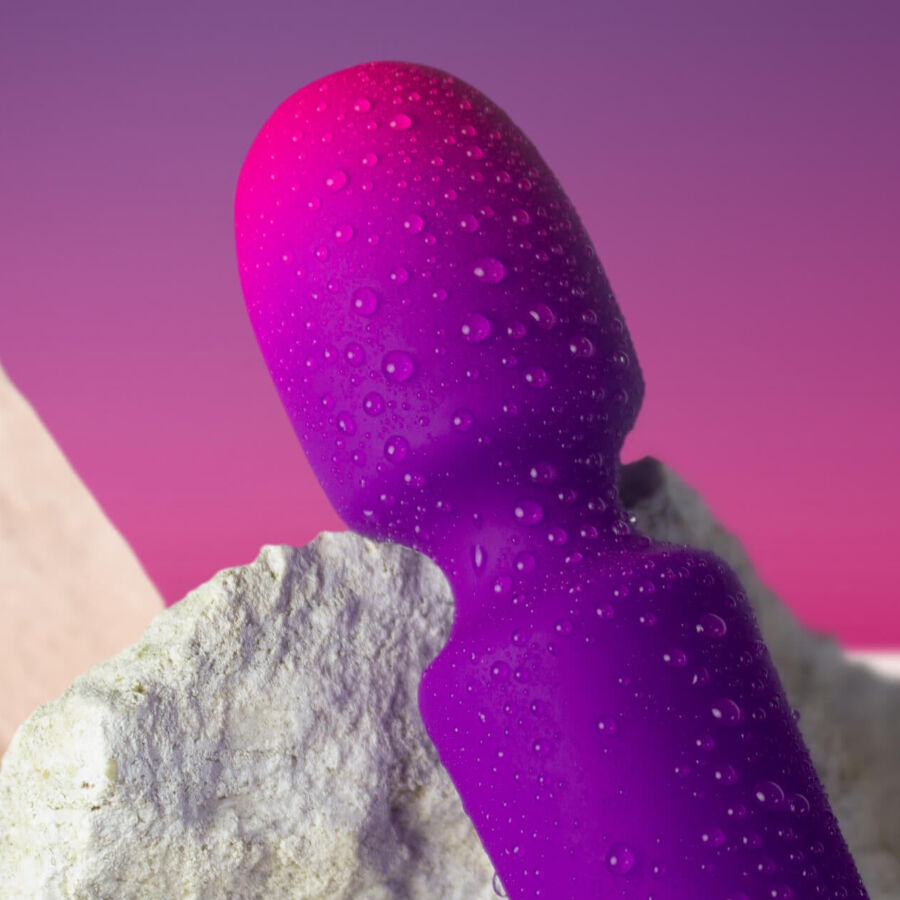 ROCKS- OFF - GLO- GIRL VIBRADOR WAND MINI MORADO – Bild 3