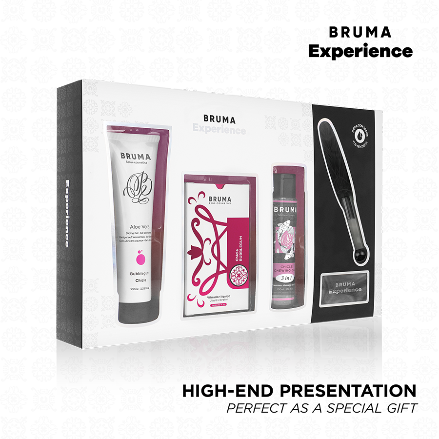 BRUMA XPERIENCE - VIBRO-ORGASMISCHES SÜSSES KAUGUMMI-VERSUCHUNGSSET