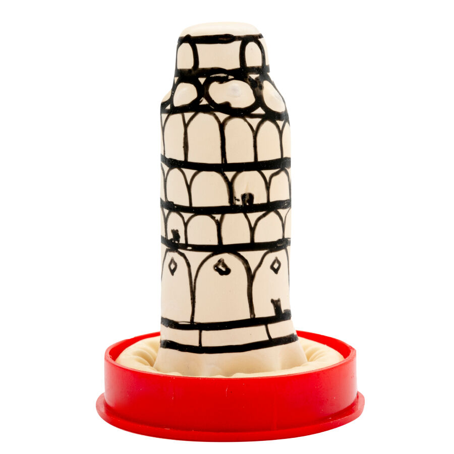 CONDOMERIE - HANDBEMALTE NEUHEITSKONDOME PISA-TURM – Bild 3