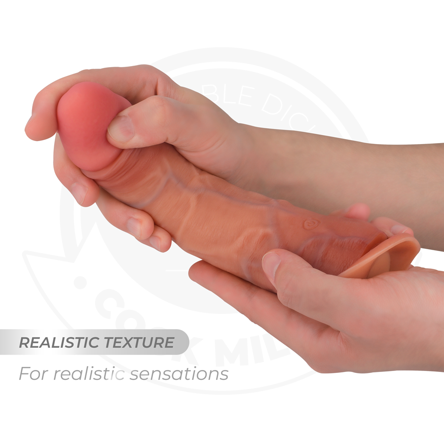 COCK MILLER - REALISTISCHER DILDO MIT SAUGNÄPFEN UND FERNBEDIENUNG UND VIBRATION 19,5 CM – Bild 4