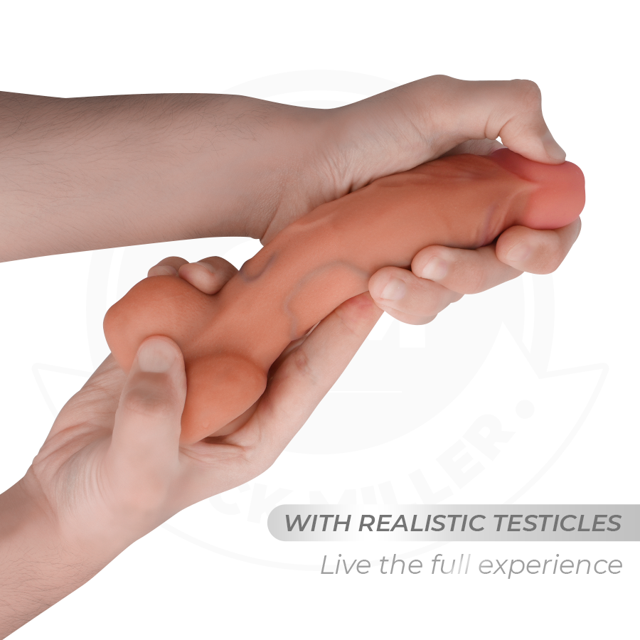 COCK MILLER - HYPERREALISTISCHER, ARTIKULIERBARER DILDO 17,8 CM – Bild 5