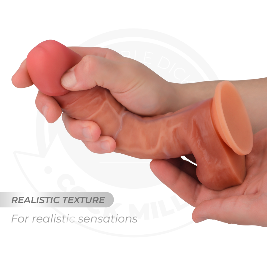 COCK MILLER - HYPERREALISTISCHER, ARTIKULIERBARER DILDO 19,3 CM – Bild 6