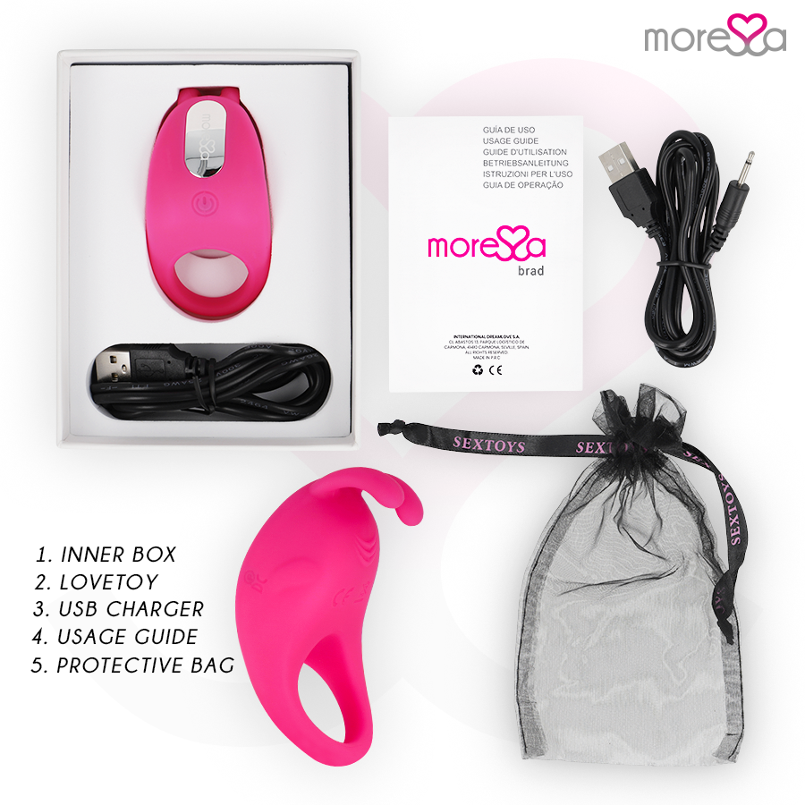 MORESSA - BRAD PREMIUM SILIKON WIEDERAUFLADBAR ROSA - Image 7