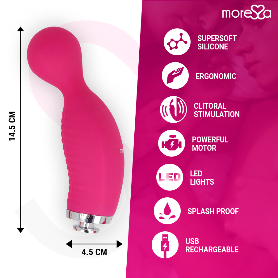 MORESSA - KIRK DUO SUCTION + MULTI-PERFORMANCE MASSAGER PREMIUM SILIKON WIEDERAUFLADBAR – Bild 3
