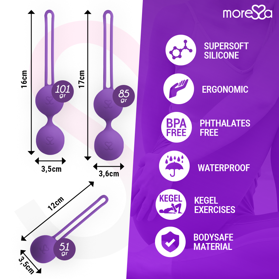 MORESSA - OSIAN SET PREMIUM LILA SILIKON – Bild 4