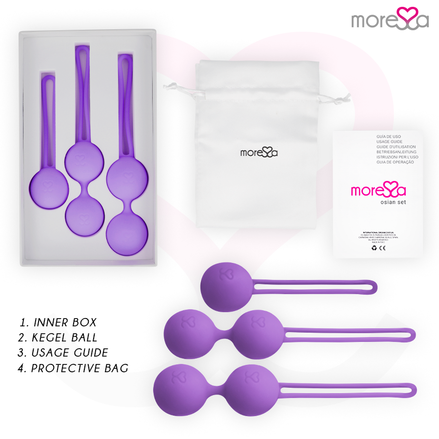 MORESSA - OSIAN SET PREMIUM LILA SILIKON – Bild 6