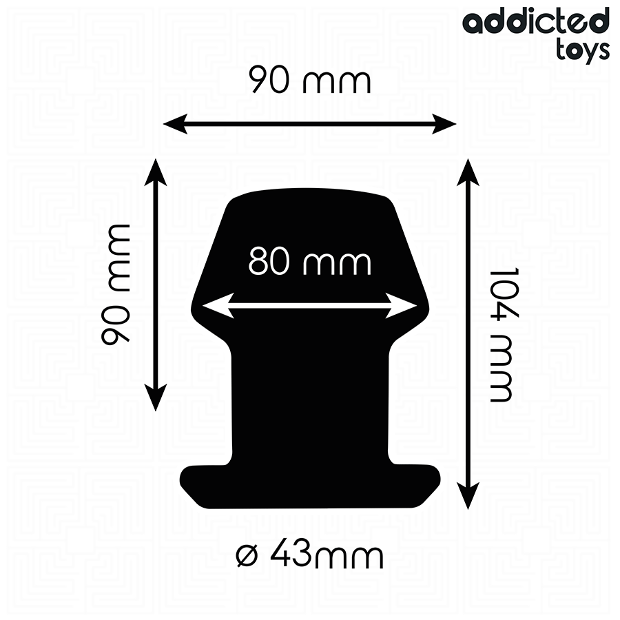 ADDICTED TOYS - EXTREM HOHL ANAL PLUG GRÖSSE L 10,4 CM – Bild 5