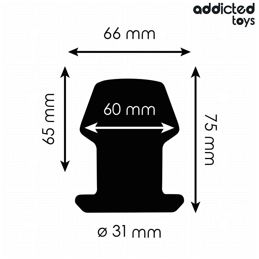 ADDICTED TOYS - EXTREM HOHL ANAL PLUG GRÖSSE S 7,5 CM – Bild 3