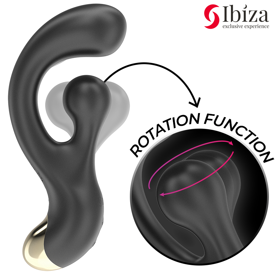 IBIZA - VIBRIERENDER & ROTIERENDER STIMULATOR – Bild 3