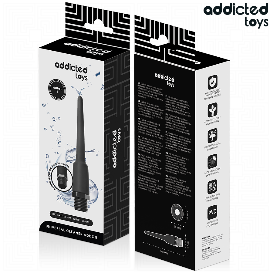 ADDICTED TOYS - ANAL CLEANER MIT UNIVERSALADAPTER MODELL 1 – Bild 4
