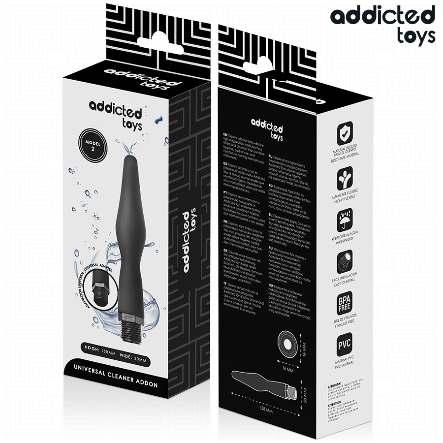 ADDICTED TOYS - ANAL CLEANER MIT UNIVERSALADAPTER MODELL 2 – Bild 6