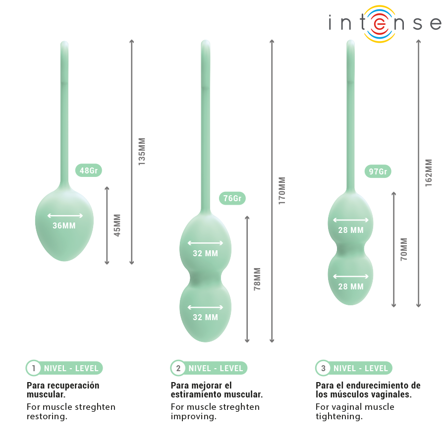 INTENSE - CHARLI KIT BOLAS KEGEL JADE – Bild 7