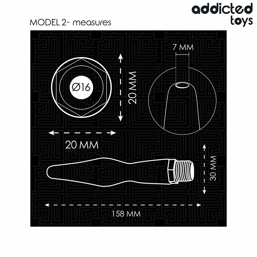 ADDICTED TOYS - ANAL CLEANER MIT UNIVERSALADAPTER MODELL 2 – Bild 4