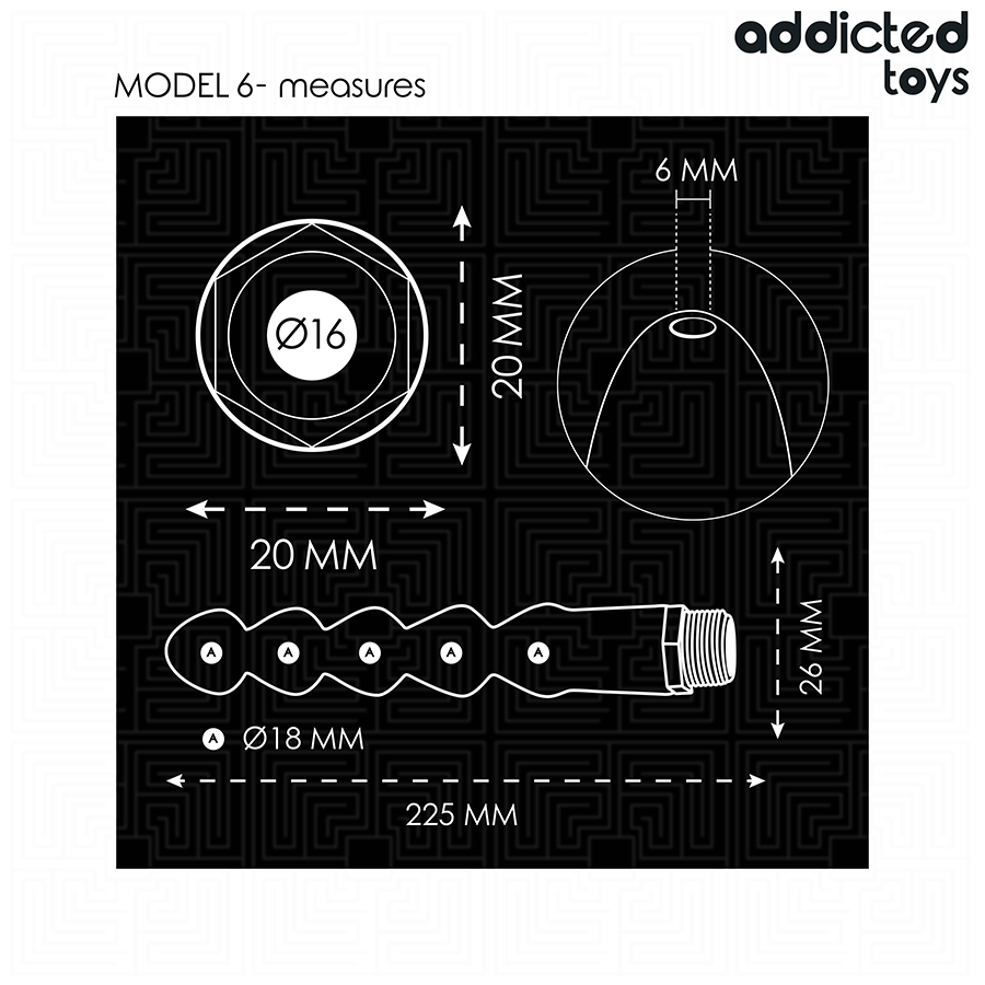 ADDICTED TOYS - ANAL CLEANER MIT UNIVERSALADAPTER MODELL 6 – Bild 4