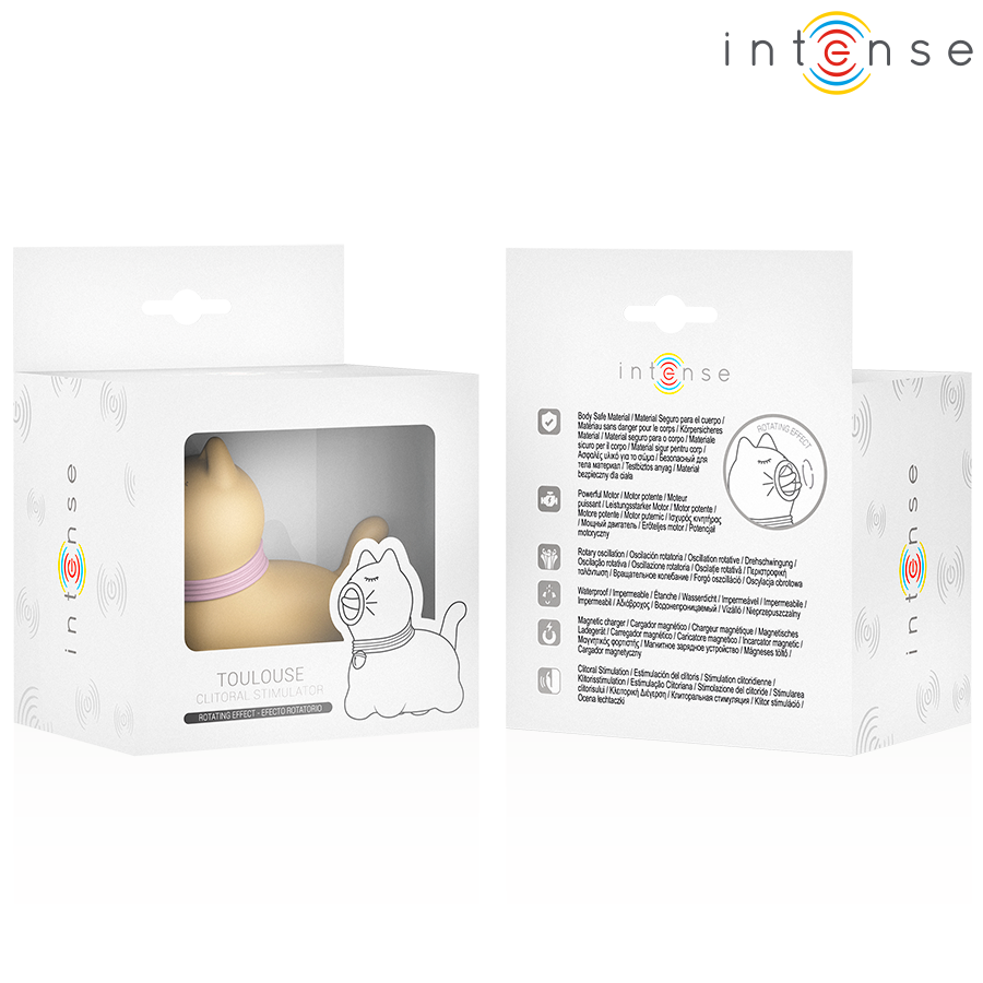 INTENSE - TOULOUSE ESTIMULADOR CON LENGUA ROTATIVA 360º AMARILLO – Bild 7