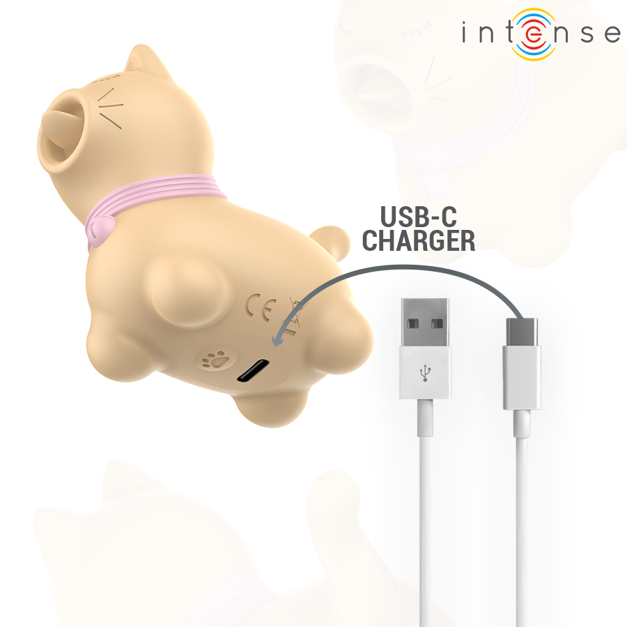 INTENSE - TOULOUSE ESTIMULADOR CON LENGUA ROTATIVA 360º AMARILLO – Bild 6
