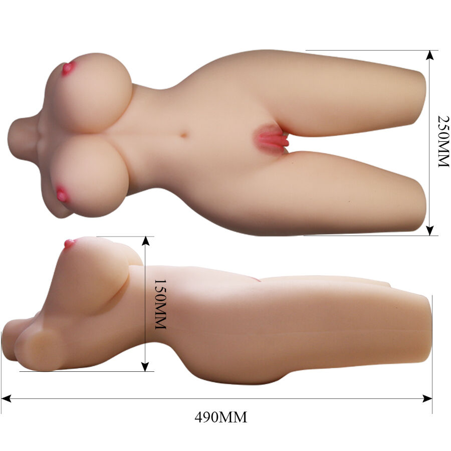 CRAZY BULL - TIFFANY TORSO FEMENINO REALISTA VAGINA Y ANAL 5.5 KG – Bild 8