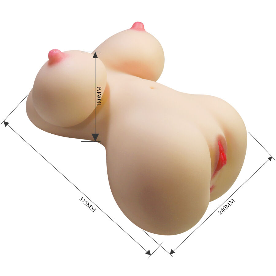 CRAZY BULL - FIONA TORSO FEMENINO REALISTA VAGINA Y ANAL 7.1 KG – Bild 8