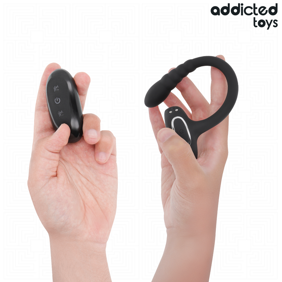 ADDICTED TOYS - P-SPOT VIBRIERENDER COCK RING MIT FERNBEDIENUNG – Bild 4