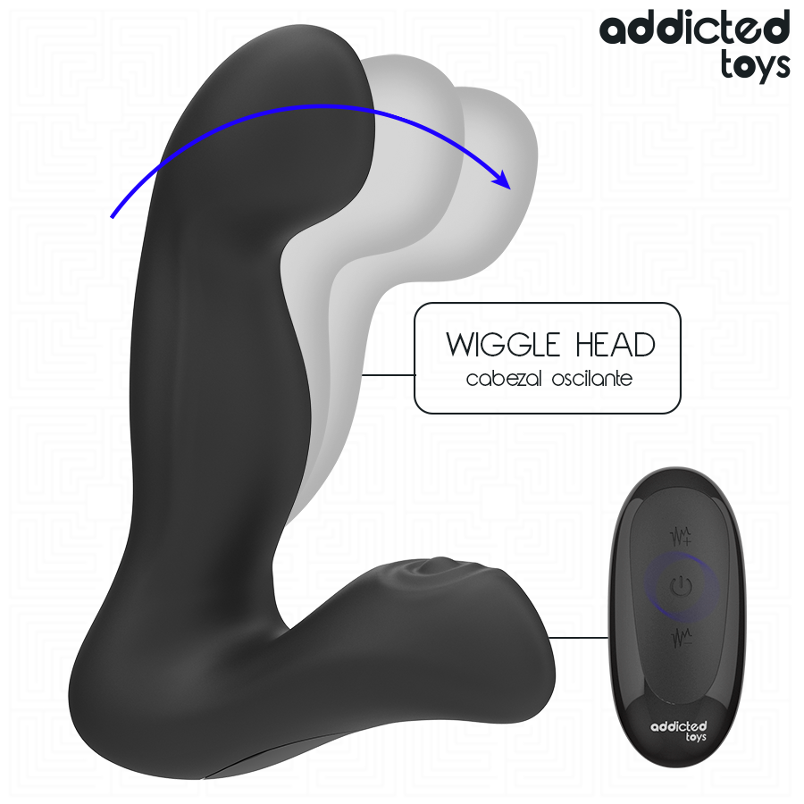 ADDICTED TOYS – OSZILLIERENDER PROSTATAMASSAGEGERÄT MIT PULSATIONSMODUS-FERNBEDIENUNG – Bild 4