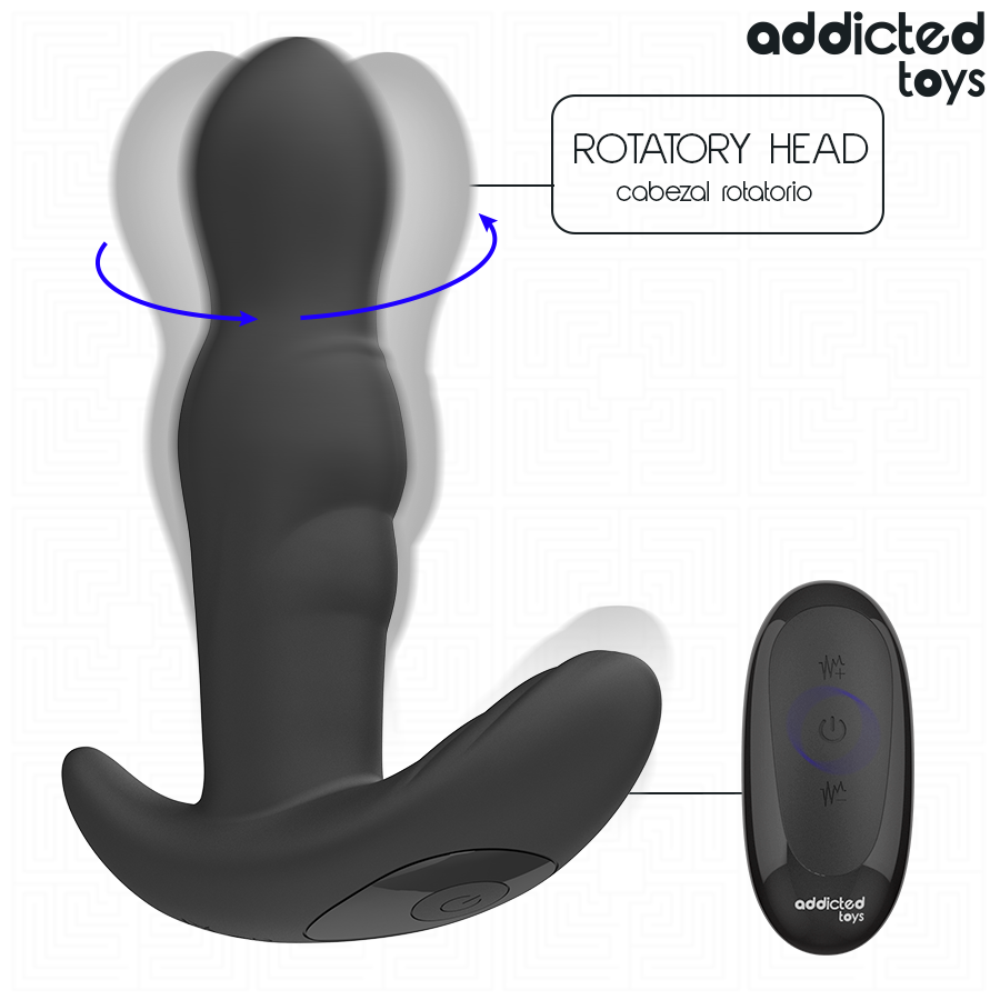 ADDICTED TOYS - ROTIERENDER VIBRIERENDER ANALSTECKER MIT FERNBEDIENUNG – Bild 3