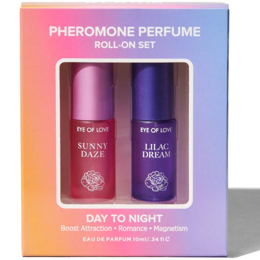 EYE OF LOVE - BLOOM DAY TO NIGHT PHEROMONE ROLL-ON PARFÜM SET 2 X 5 ML – Bild 4