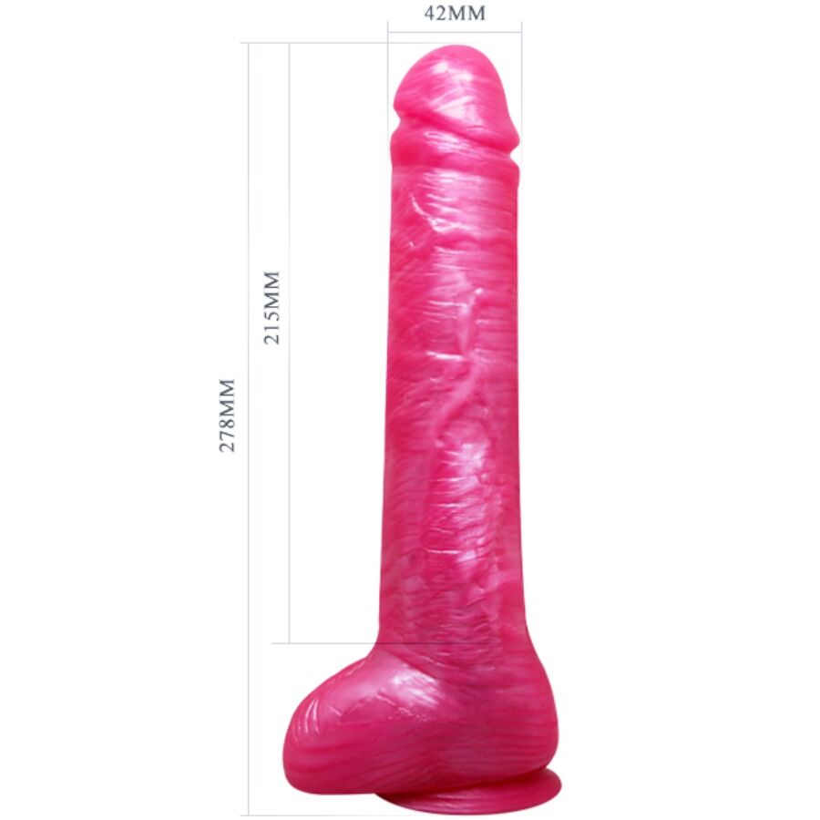 BAILE - DONG DILDO REALÍSTICO ROSA CON VENTOSA – Bild 5