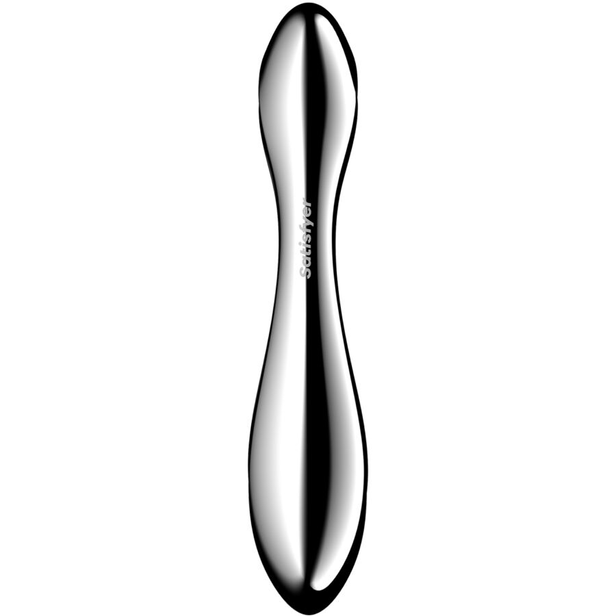 SATISFYER - PURE GRAVITY 2 DOPPELENDELLER DILDO AUS EDELSTAHL – Bild 4