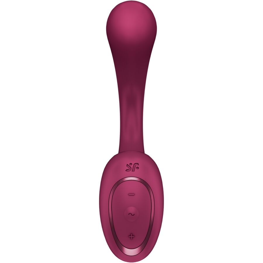 SATISFYER - G FOR GODDESS 2 RABBIT VIBRATOR FLASCHE BORDEAUX – Bild 3
