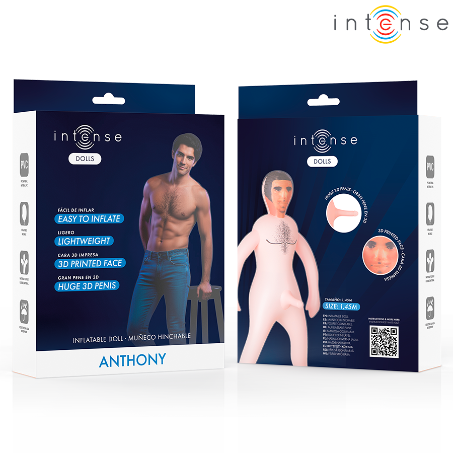 INTENSE DOLLS - AUFBLASBARE PUPPE ANTHONY MIT 3D-PENIS – Bild 4