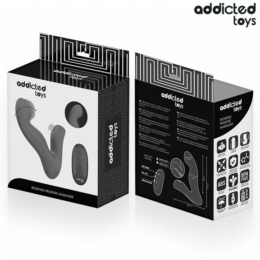 ADDICTED TOYS – OSZILLIERENDER PROSTATAMASSAGEGERÄT MIT PULSATIONSMODUS-FERNBEDIENUNG – Bild 7