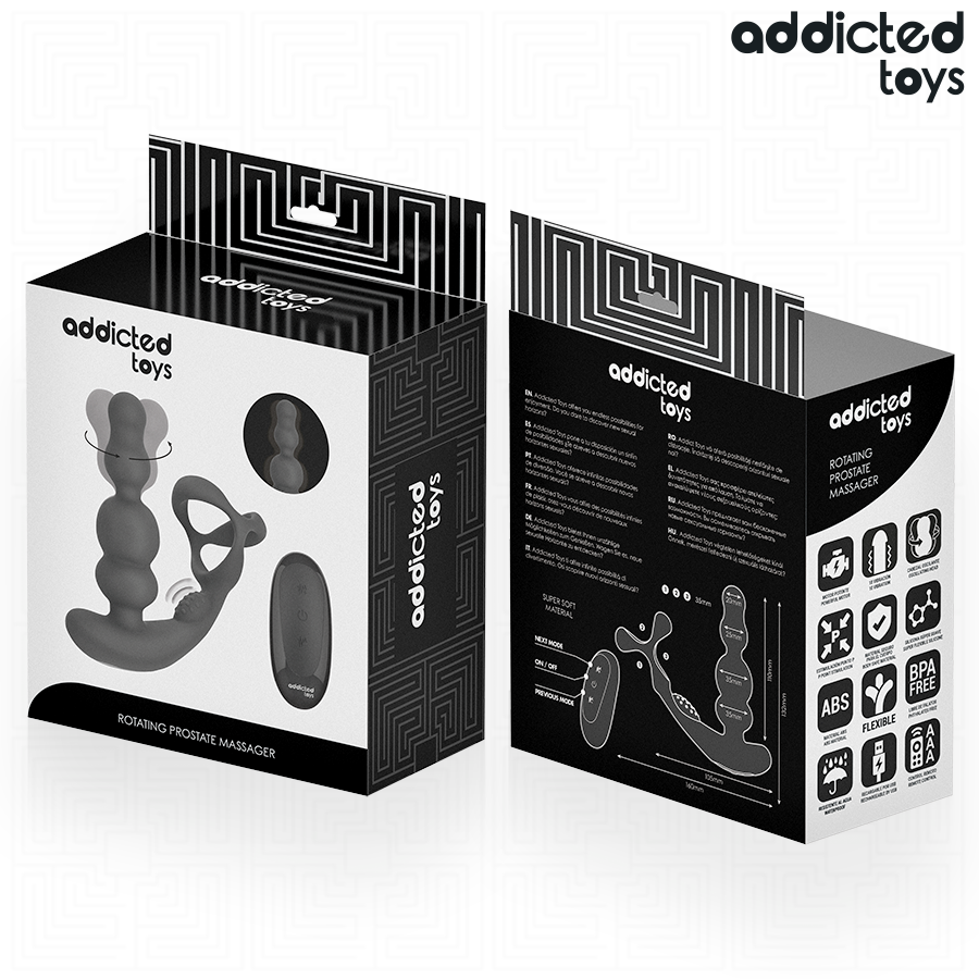 ADDICTED TOYS – ROTIERENDER PROSTATAMASSAGEGERÄT MIT FERNBEDIENUNG – Bild 5