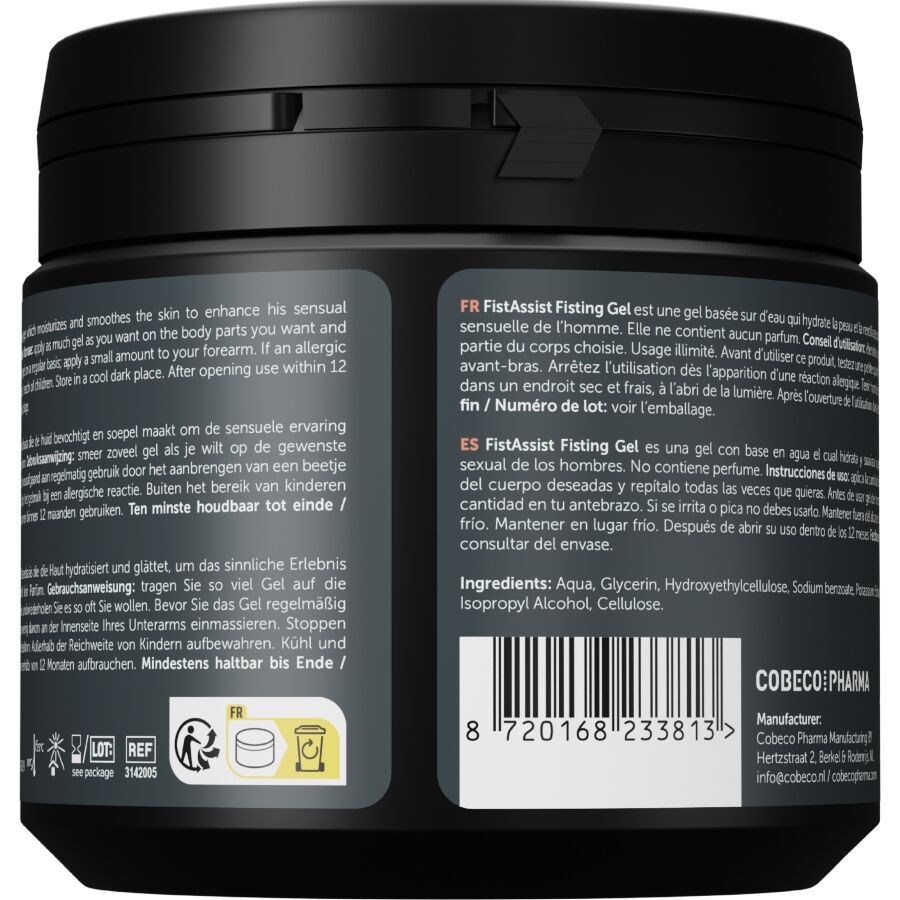 COBECO - FIST ASSIST FISTING GEL EXTRA DICK, AUF WASSERBASIS, 500 ML – Bild 3