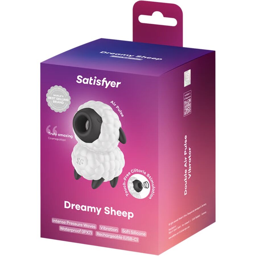 SATISFYER - TRAUMHAFTES SCHAF-VIBRATOR & LUFTPULSSTIMULATOR – Bild 3