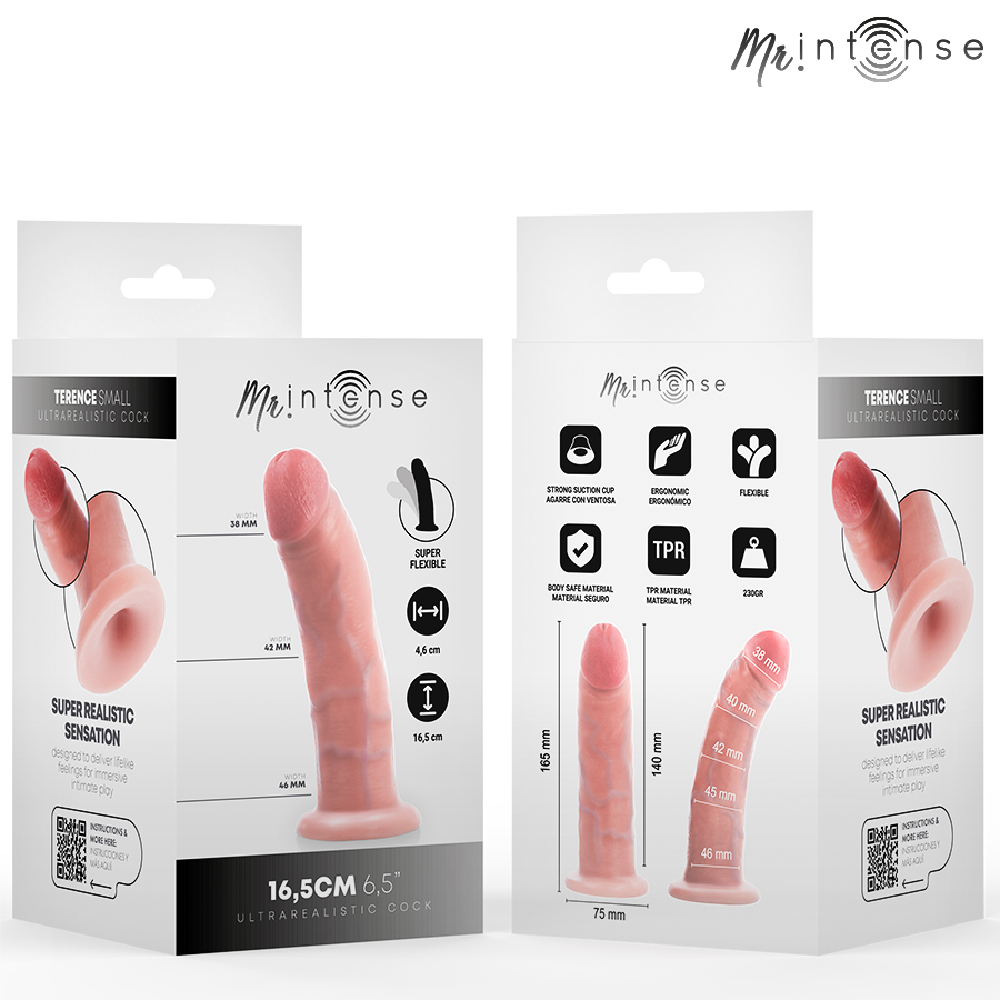 MR INTENSE - KLEINER TERENCE DILDO 16,5 CM -Ø- 4,6 CM – Bild 5