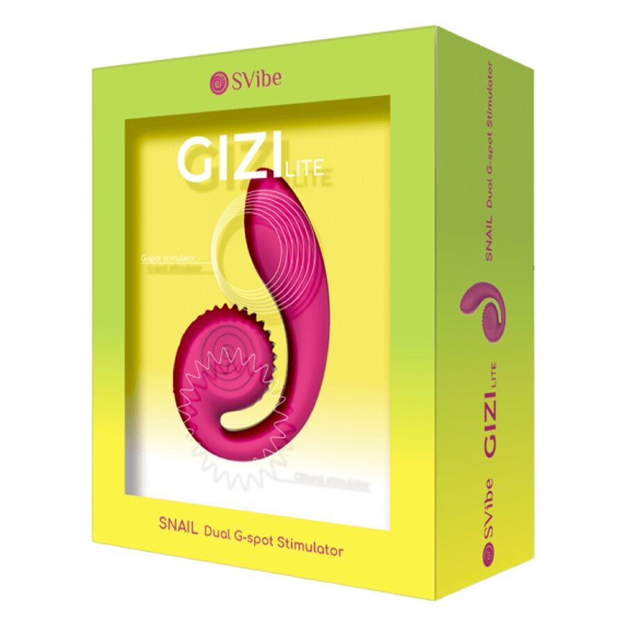 SNAIL VIBE - GIZI LITE VIBRADOR DUAL PUNTO G Y CLÍTORIS ROSA – Bild 4