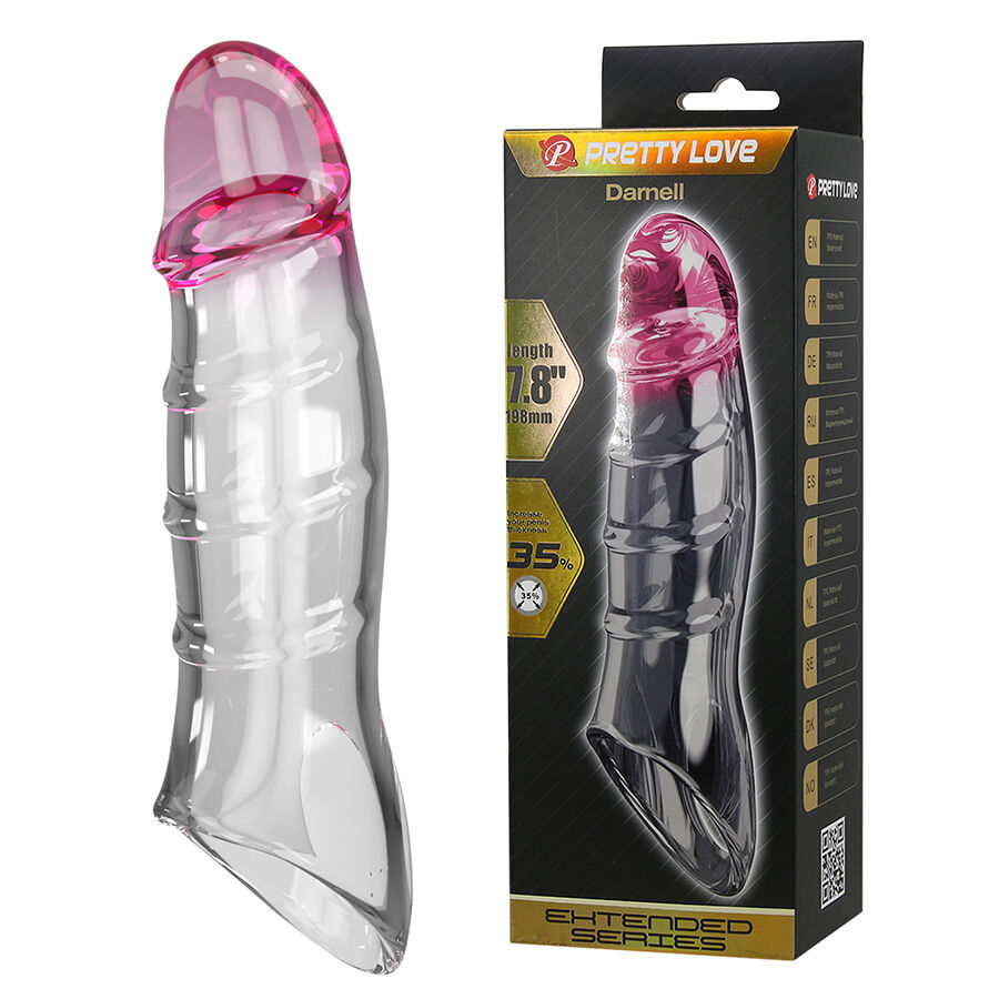 PRETTY LOVE - DARNELL PENIS-COVER MIT TRANSPARENTEM EFFEKT