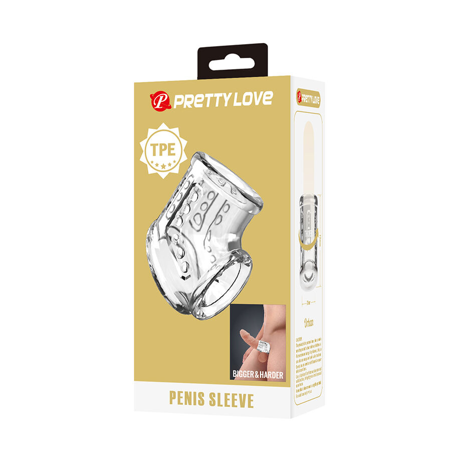 PRETTY LOVE - KURZE TRANSPARENTE PENISHÜLLE – Bild 8