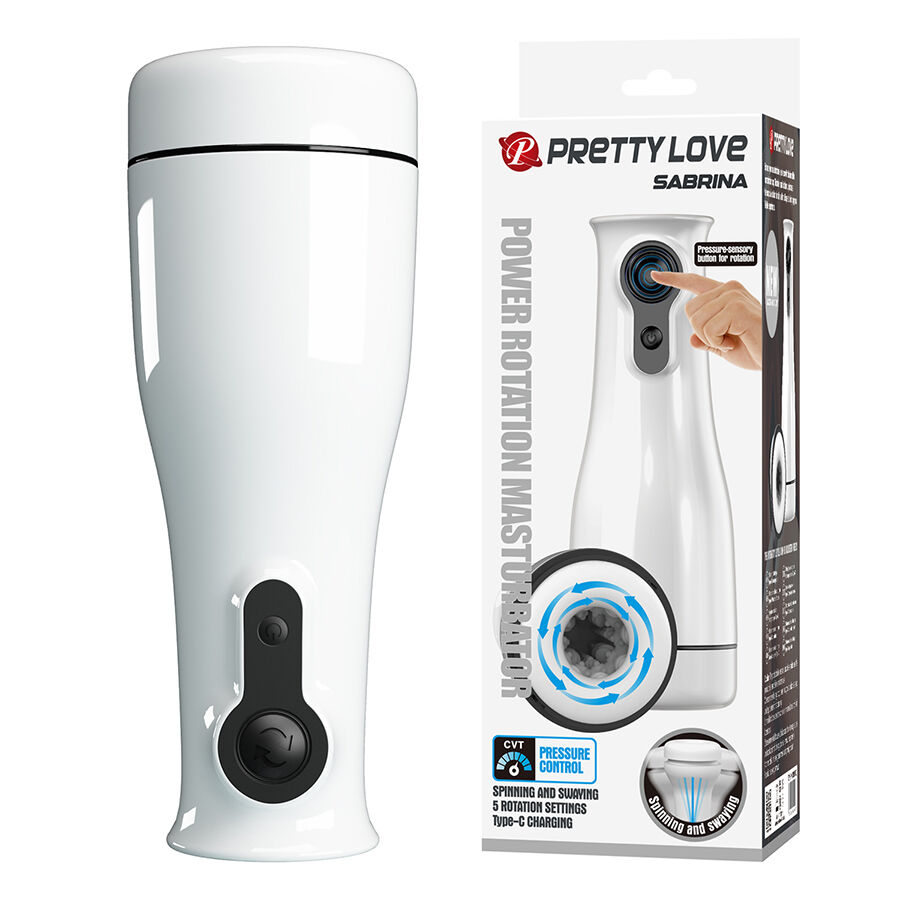 PRETTY LOVE - SABRINA ROTIERT UND ROCKT EINEN MÄNNLICHEN MASTURBATOR