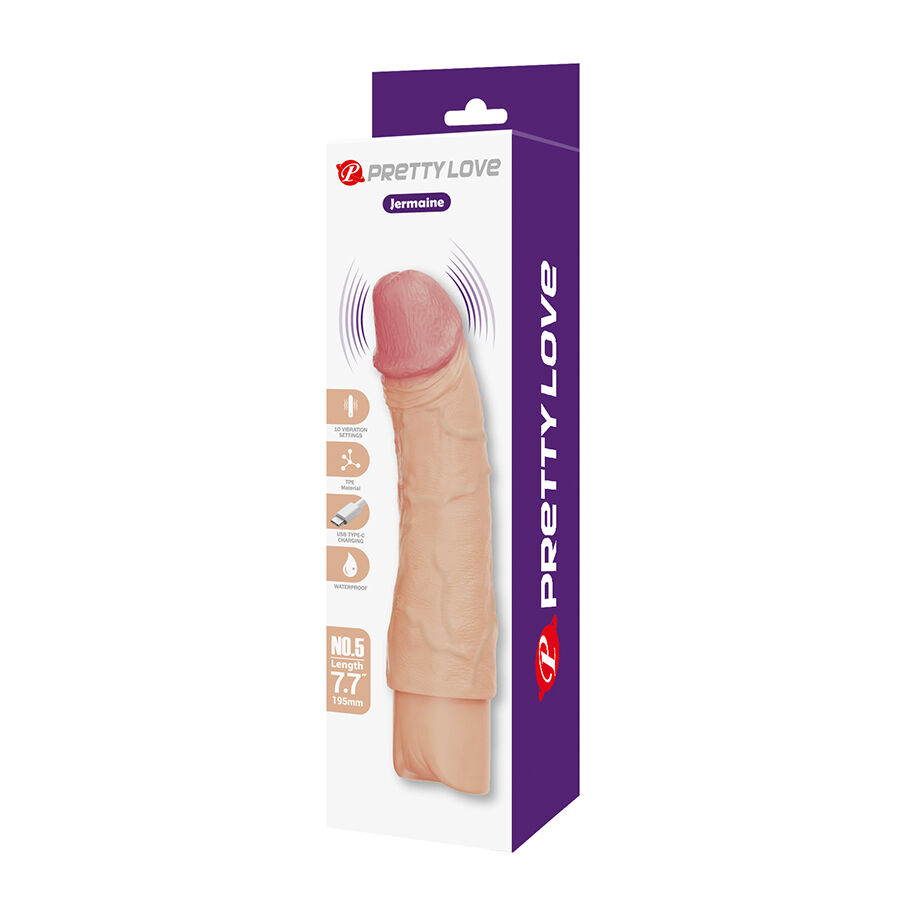 PRETTY LOVE - JERMAINE FLEXIBLER REALISTISCHER VIBRATOR – Bild 7