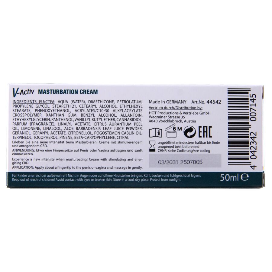HOT - MASTURBATIONSCREME MIT CBD UNISEX 100ML – Bild 6