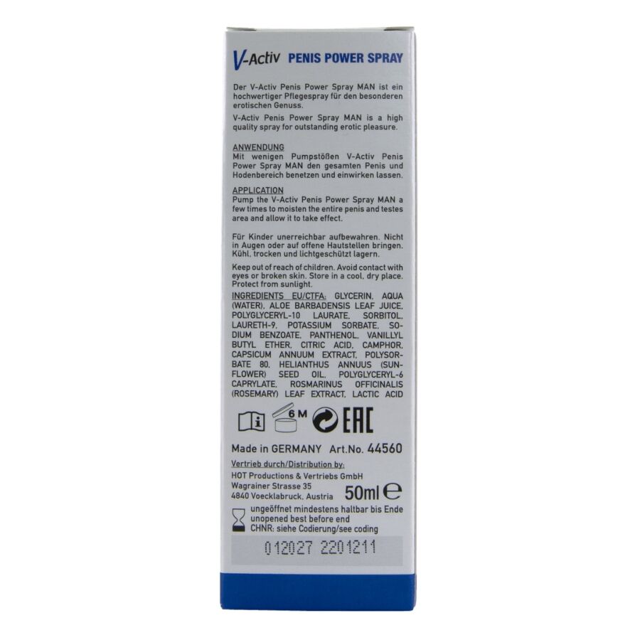 HOT - V-ACTIV PENIS POWER SPRAY PARA HOMBRE 50 ML – Bild 6
