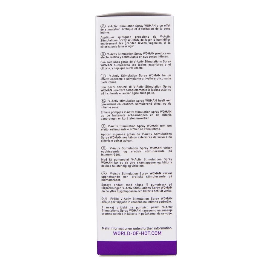 HOT - V-ACTIV STIMULATIONSSPRAY FÜR FRAUEN 50 ML – Bild 6