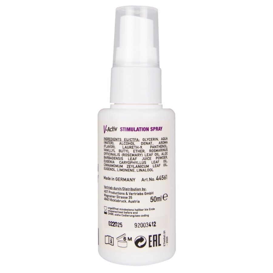 HOT - V-ACTIV STIMULATIONSSPRAY FÜR FRAUEN 50 ML – Bild 3