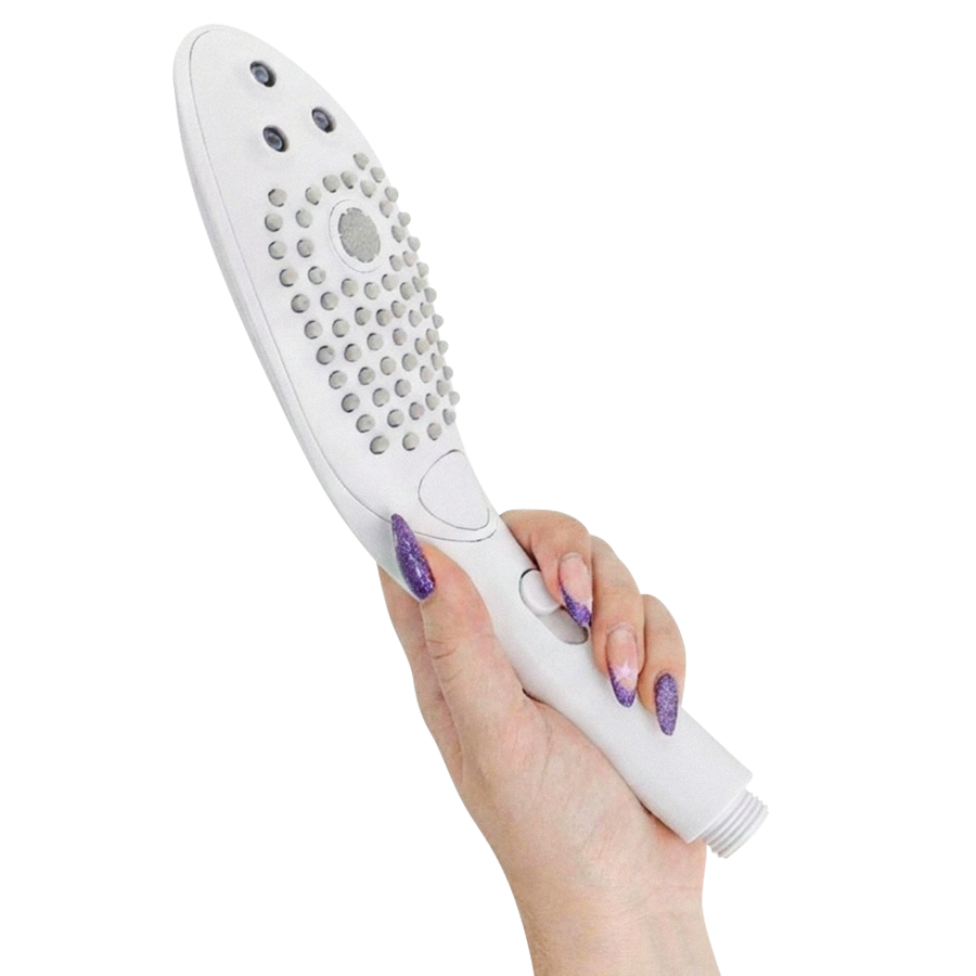 WOMANIZER - WAVE KLITORALSTIMULIERENDER DUSCHKOPF WEISS – Bild 4
