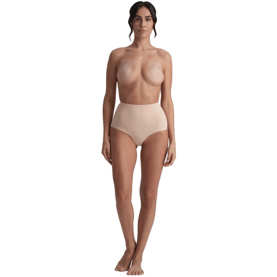 BYE-BRA - RABBIT COPAS DE SILICONA BEIGE TALLA M – Bild 3